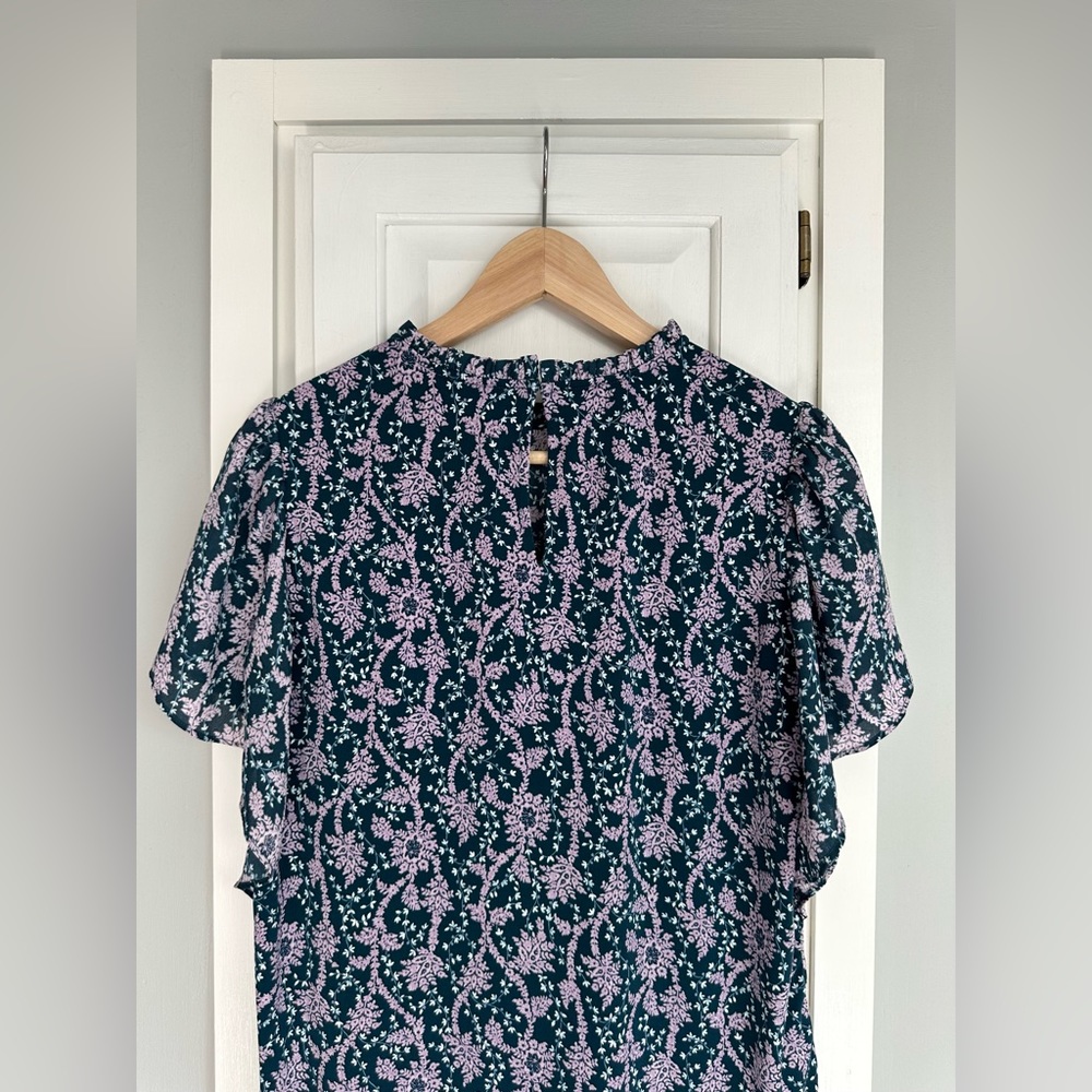 Ann Taylor || Floral Print Blouse - Picture 7 of 10